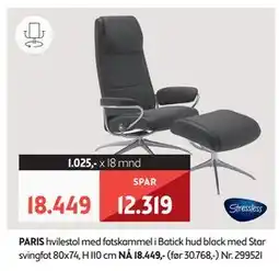 Bohus PARIS hvilestol tilbud