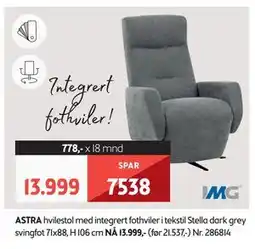 Bohus ASTRA hvilestol tilbud