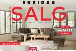 Skeidar Hedda 2,5-seter tilbud