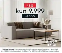 Skeidar Enjoy 3-seter tilbud