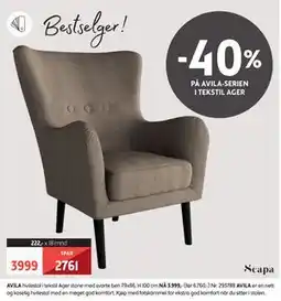 Bohus 40% PÅ AVILA-SERIEN I TEKSTIL AGER tilbud
