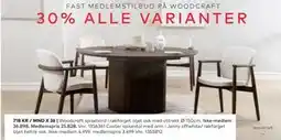 Skeidar Woodcraft spisebord tilbud