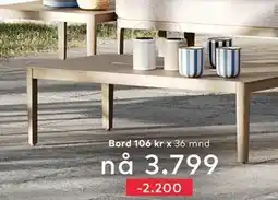 Skeidar Bord tilbud