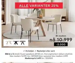 Skeidar Guest spisebord tilbud