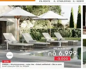 Skeidar Amalfi solseng tilbud