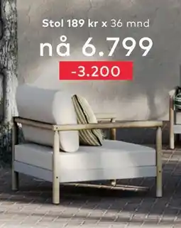 Skeidar Loungestol tilbud