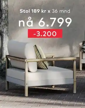 Skeidar Loungestol tilbud