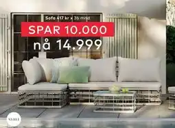 Skeidar Amalfi sofa tilbud