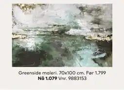 Skeidar Greenside maleri tilbud
