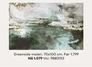 Skeidar Greenside maleri tilbud
