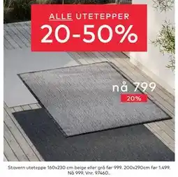 Skeidar Stavern uteteppe tilbud
