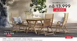 Skeidar Portefino stol tilbud