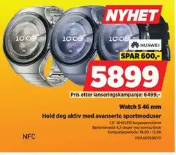 POWER Watch 5 46 mm tilbud