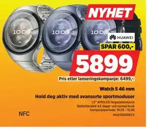 POWER Watch 5 46 mm tilbud