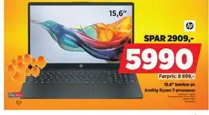 POWER 15,6 bærbar pc tilbud