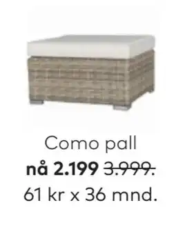 Skeidar Como pall tilbud