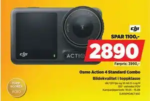 POWER Osmo Action 4 Standard Combo tilbud