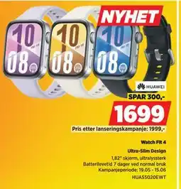 POWER Watch Fit 4 tilbud