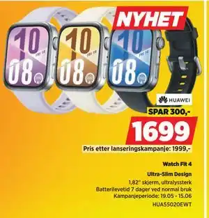 POWER Watch Fit 4 tilbud