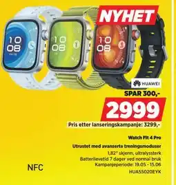 POWER Watch Fit 4 Pro tilbud