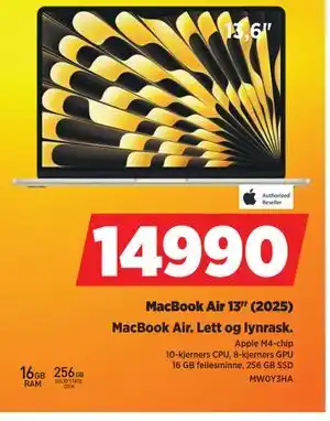 POWER MacBook Air 13 (2025) tilbud