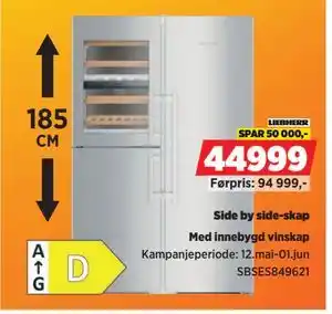 POWER Side by side-skap tilbud