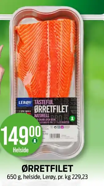 Kiwi LERØY Ørretfilet tilbud