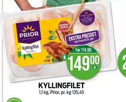 Kiwi PRIOR Kyllingfilet tilbud