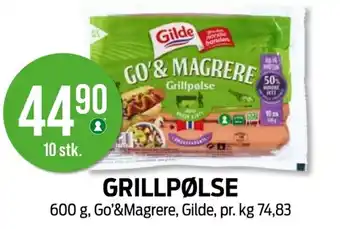 Kiwi GILDE Grillpølse tilbud