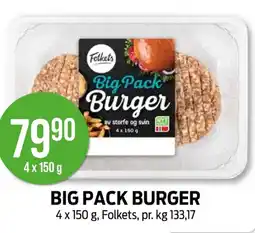 Kiwi FOLKETS Big pack burger tilbud