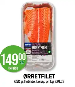Kiwi LERØY Ørretfilet tilbud
