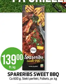 Kiwi FOLKETS Spareribs sweet bbq tilbud
