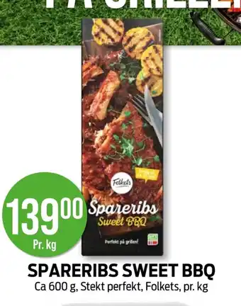 Kiwi FOLKETS Spareribs sweet bbq tilbud