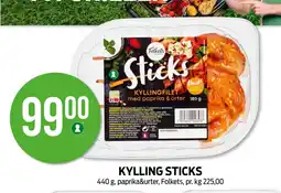 Kiwi FOLKETS Kylling sticks tilbud