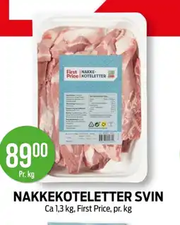 Kiwi Nakkekoteletter svin tilbud