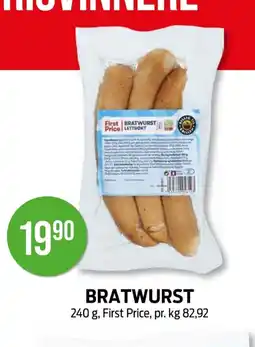 Kiwi Bratwurst tilbud