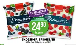 Kiwi ELDORADO Skogsbær, bringebær tilbud