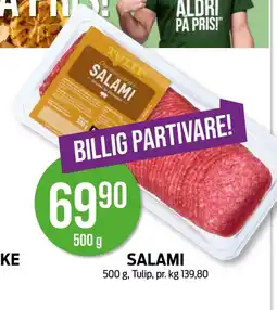 Kiwi TULIP Salami tilbud