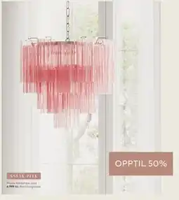 Skeidar Praha taklampe rosa tilbud
