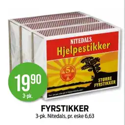 NITEDALS Fyrstikker