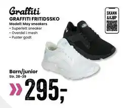 Sport Outlet GRAFFITI FRITIDSSKO tilbud