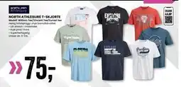 Sport Outlet NORTH ATHLEISURE T-SKJORTE tilbud