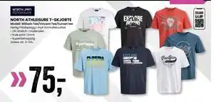 Sport Outlet NORTH ATHLEISURE T-SKJORTE tilbud