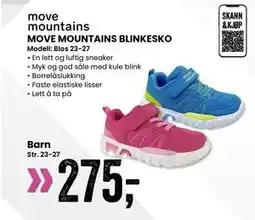 Sport Outlet MOVE MOUNTAINS BLINKESKO tilbud