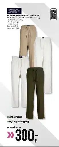 Sport Outlet NORTH ATHLEISURE LINBUKSE tilbud