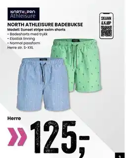 Sport Outlet NORTH ATHLEISURE BADEBUKSE tilbud