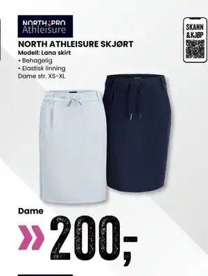 Sport Outlet NORTH ATHLEISURE SKJØRT tilbud
