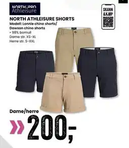 Sport Outlet NORTH ATHLEISURE SHORTS tilbud