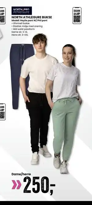 Sport Outlet NORTH ATHLEISURE BUKSE tilbud
