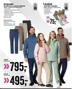 Sport Outlet HELDRE SKALLJAKKE/TURBUKSE tilbud